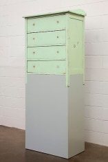  A Green Chest of Drawers with No Knobs, 2013, 