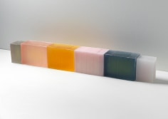 Rachel Whiteread Grey, pink, yellow, grey, 2010