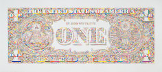 Tom Friedman, Untitled (dollar print, back), 2011,  Silkscreen print, Edition of 100