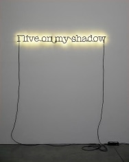 Glenn Ligon, Untitled (I live on my shadow), 2009