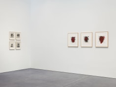 Prints and Editions  Installation view  January 25 &ndash; February 23, 2019  Luhring Augustine, New York  Pictured from left: Yasumasa Morimura, Christopher Wool