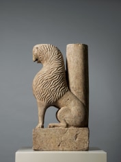 A seated lion, Apulia,&nbsp;Southern Italy&nbsp;