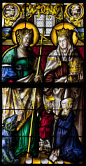 Saints Margaret and Elizabeth presenting a female donor, c. 1525&ndash;30