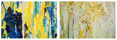 Nostalgia series: &ldquo;Water lilies&rdquo;, 2016, Mixed technique on canvas