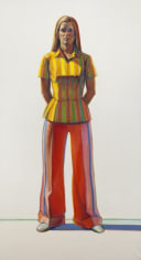 WAYNE THIEBAUD, Girl in Striped Blouse, 1973-75