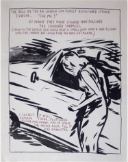 Raymond Pettibon, The Bell In, 1989