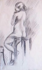 HENRI MATISSE, Nu Assis sur un Tabouret, 1906