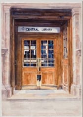 Central Library, 2004-2005&nbsp;, Watercolor on Paper&nbsp;