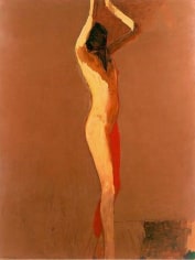 Nathan Oliveira Nude with Red Leg, 2001