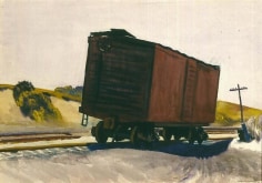 Edward Hopper Freight Car at Truro