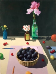 Paul Wonner Study of Still Life with a Basket of Plums, 1982