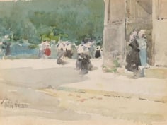 Childe Hassam Street Corner in Paris