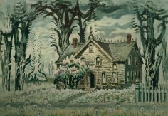 Charles Burchfield Lilacs, No. 2
