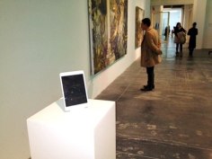 The New Yorker I What is an iPad doing on a pedestal at a museum?