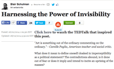 Huffington Post - TED Weekends | Harnessing the Power of Invisibility