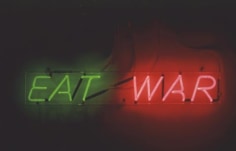 BRUCE NAUMAN EAT WAR, 1986