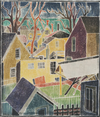 Blanche Lazzell Provincetown Backyards, 1926