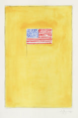 Jasper Johns, Flag on Orange, 1998.
