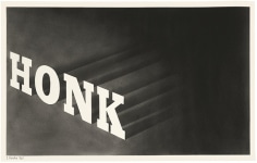 Ed Ruscha Honk [#2], 1964
