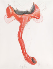 Claes Oldenburg, Study for Soft Sculpture in the Shape of a Drainpipe, 1968.