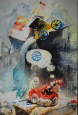 BRENNAN-Michael_Broken_Wheel_oil on canvas_72x48