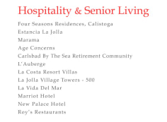 Hospitality &amp; Senior Living