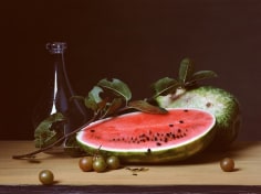 Early American, Watermelon and Apple Gourd, 2007. Chromogenic print,&nbsp;23 1/4&nbsp;x 17 inches.