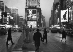 Rudy Burckhardt, Times Square Dusk, c. 1947, 6.75 x 9.25 inch Gelatin Silver Print