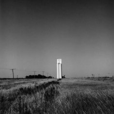 Frank Gohlke, Grain Elevator, Series III-Haggard, Kansas, 1973, 9 x 9 inch vintage gelatin silver print.  Printed in 1974, Signed, titled, dated and annotated on verso, LUM26408