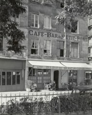 Cafe on Rue de la Petite Boucherie, Paris 1950