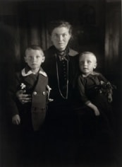 Widow with her Sons, ca. 1921