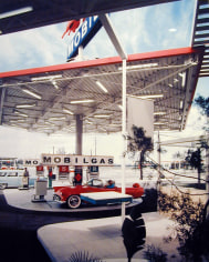 Gas Station at Disneyland, Anaheim, CA (Smith &amp;amp; Williams), 1956, Chromogenic Print, available in 16 x 20, 20 x 24, 24 x 30 and 30 x 40
