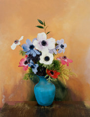 Photograph by Sharon Core titled 1905 from the series 1606-1907 of a floral still life arranged in the style of a classical painting