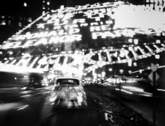 Ted Croner, Time Square Montage, 1947-48, 14.74 x x19 inch gelatin silver print, Photographer&#039;s copyright stamp with signature, title, negative date, and print date in pencil on verso