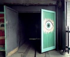 Eye on Door, Spook-A-Rama, Coney Island, 2004, Chromogenic Print, available in 20 x 24, 30 x 40, and 40 x 50 inches, editions of 5.