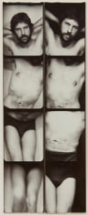 Untitled, PB #1183,&nbsp;1975. Vintage gelatin silver photobooth prints, 7 7/8 x 3&nbsp;inches.