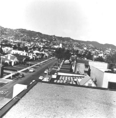 Ed Ruscha, Rooftops Portfolio, 1961, 22 x 22 inch, 3/4 Gelatin Silver Prints (only sold together), mounted to board, Printed in 2003, Edition 1/35