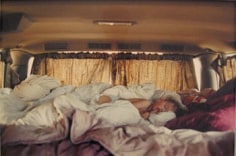 Justine Kurland, Baby Pictures (Sleeping in Van), 2006, 15.75 x 20 inch Chromogenic print, Signed, titled, dated and editioned on label on verso, Edition of 8