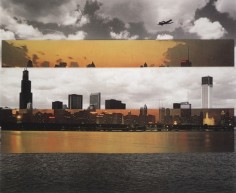 Chicago (73-2-12-9), 1973, 7 x 9 inch gelatin silver print and collage