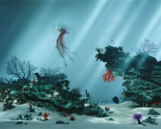 Didier Massard, Underwater Landscape, 2004, cibachrome print, Edition of 10, 37 x 47 inches