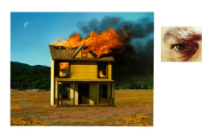 Alex Prager, 4:01pm, Sun Valley and Eye # 3 (House Fire), from the series Compulsion, 2012