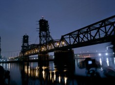 Students at the Hackensack Bridge, 2008, Chromogenic Print, available in: 20 x 24 inches, edition of 15; 30 x 40 inches, edition 15; and 40 x 50 inches, edition of 5.