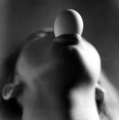 Mario Cravo Neto, Lua with Egg (Version 2), 1992, 15 x 15 inch Gelatin Silver Print, Signed &amp;amp; dated in margin, Edition of 25