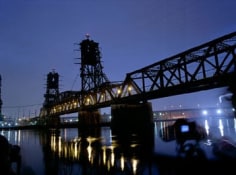 Students at the Hackensack Bridge, 2008, 20 x 24 inch Chromogenic Print, Signed and titled on verso, Edition of 15