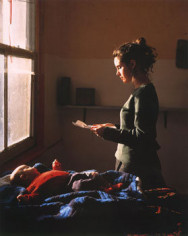 Woman Reading a Posession Lette, r