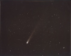 Halley&#039;s Comet, May 28, 1910, 1997, 8 x 10 inch Printing Out Paper Print, Signed, dated and titled on verso, Contact printed from the original glass plate negative:Lick Observatory Plate Archive