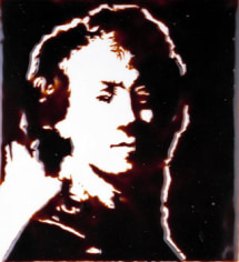 Vik Muniz Self Portrait after Rembrandt (from Pictures of Chocolate), 2002