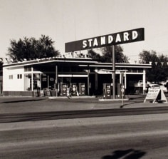 from Gas Stations portfolio (10 prints), 1962, Gelatin Silver Print, Printed 1989, 3/25, available as 10 print portfolio. Please call for price.