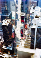 site_specific_NYC_07, 2007 [Times Square-Vertical], 61  x 45 inches framed Archival Pigment Print, Edition of 6