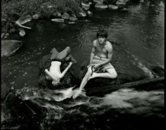 Jeff Whetstone, Two Boys and Water Snake, 24 x 35 inch Gelatin silver print, Signed, titled, dated and editioned on verso, Edition of 5